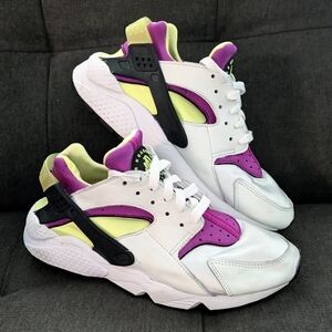Nike Air Huarache OG Neon Yellow Magenta DD1068 104 - Women's 8.5